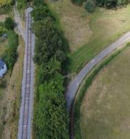 Aerial view of track extension

July 2025
