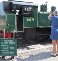 Steam loco 30075 being admired by visitors

August 2025