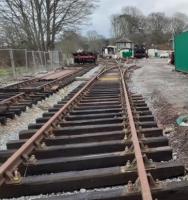 March 2021 - Double track completed all the way through our current site awaiting the final connection to the loading dock siding